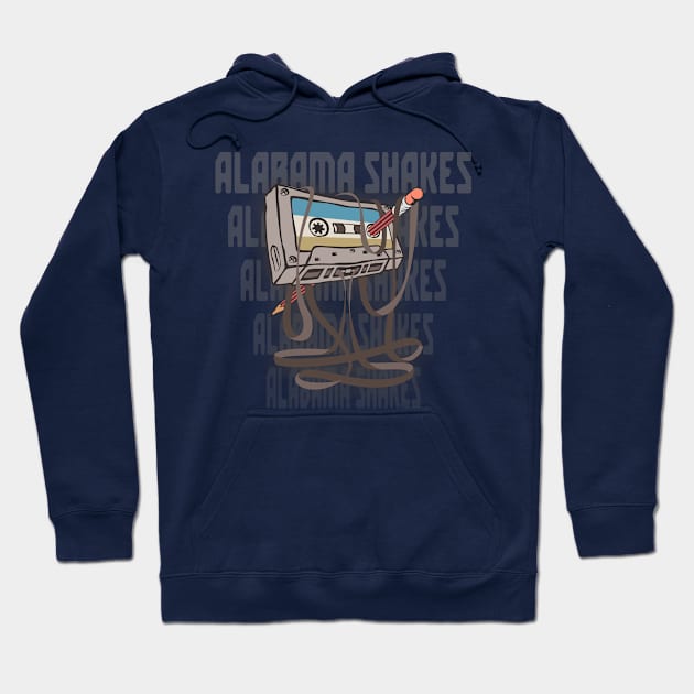 Alabama Shakes Cassette Hoodie by orovein